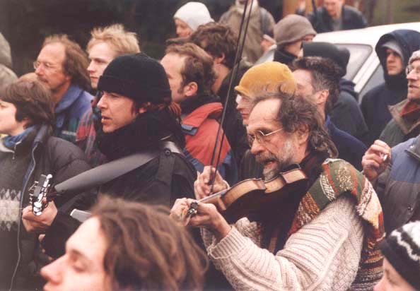 Klaus und Uwe beim Anti-Castor